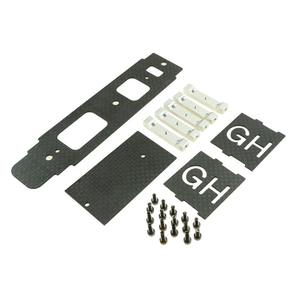 Global Eagle 480N RC Helicopter Part Carbon Fiber Mount Tray Assembly