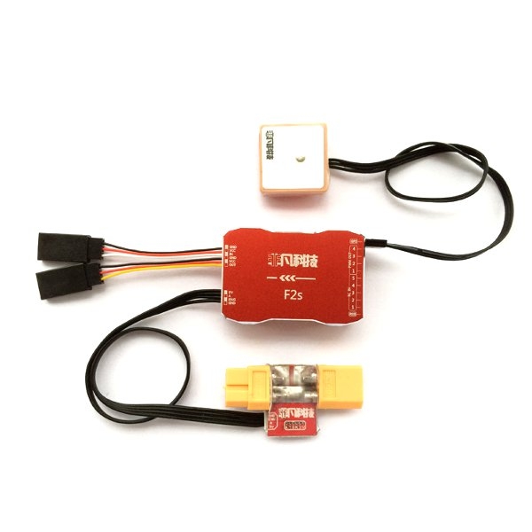 F2S Flight Controller with M8N GPS XT60 Galvanometer for FPV Aircraft