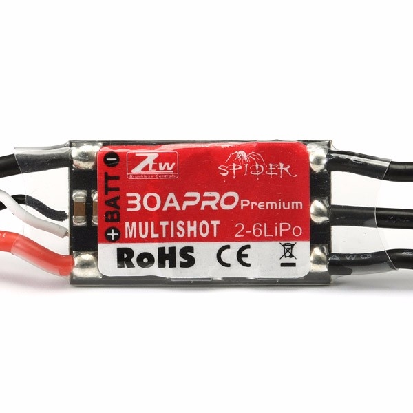 ZTW Spider PRO Premium 30A HV OPTO 2-6S ESC Electronic Speed Control For RC Multirotor