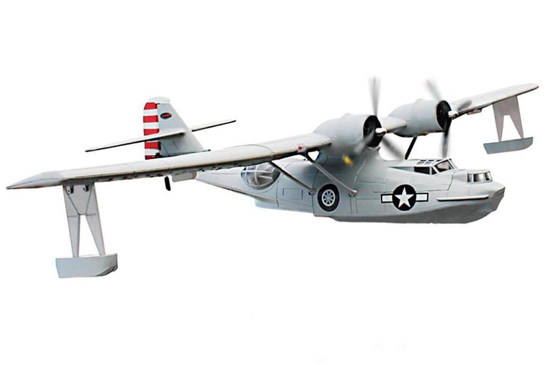 Dynam PBY Catalina Grey V2 1470mm 57 Wingspan RC Airplane PNP DY8943"