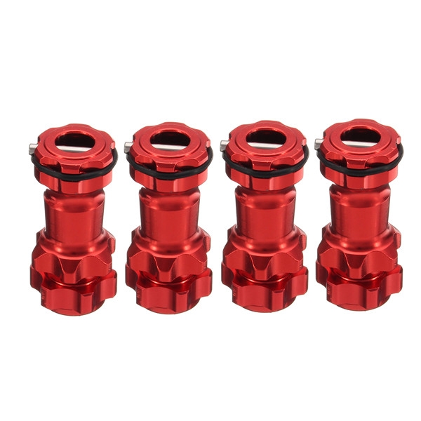 1SET Aluminum 17mm Wheel Hex Hub Extension Adapter Red 30mm For 1:8 Scale RC Car