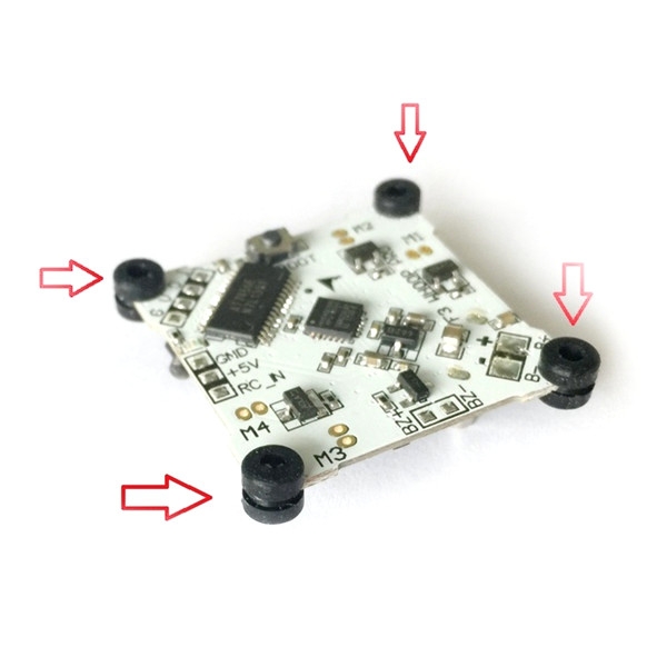 Shock Absorption Dumping Balls for RC Drone Flight Control Board
