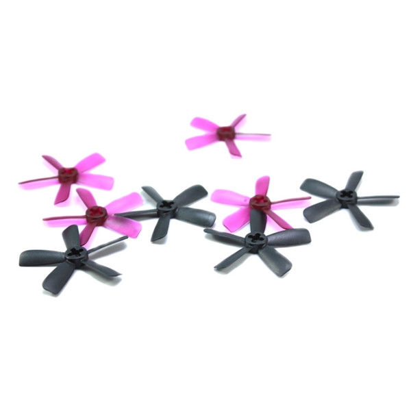 4 Pairs LX2038 2.0 Inch 50mm 5-blade Propeller 1.5mm Mounting Hole for RC Drone 1103 1105 1106 Motor