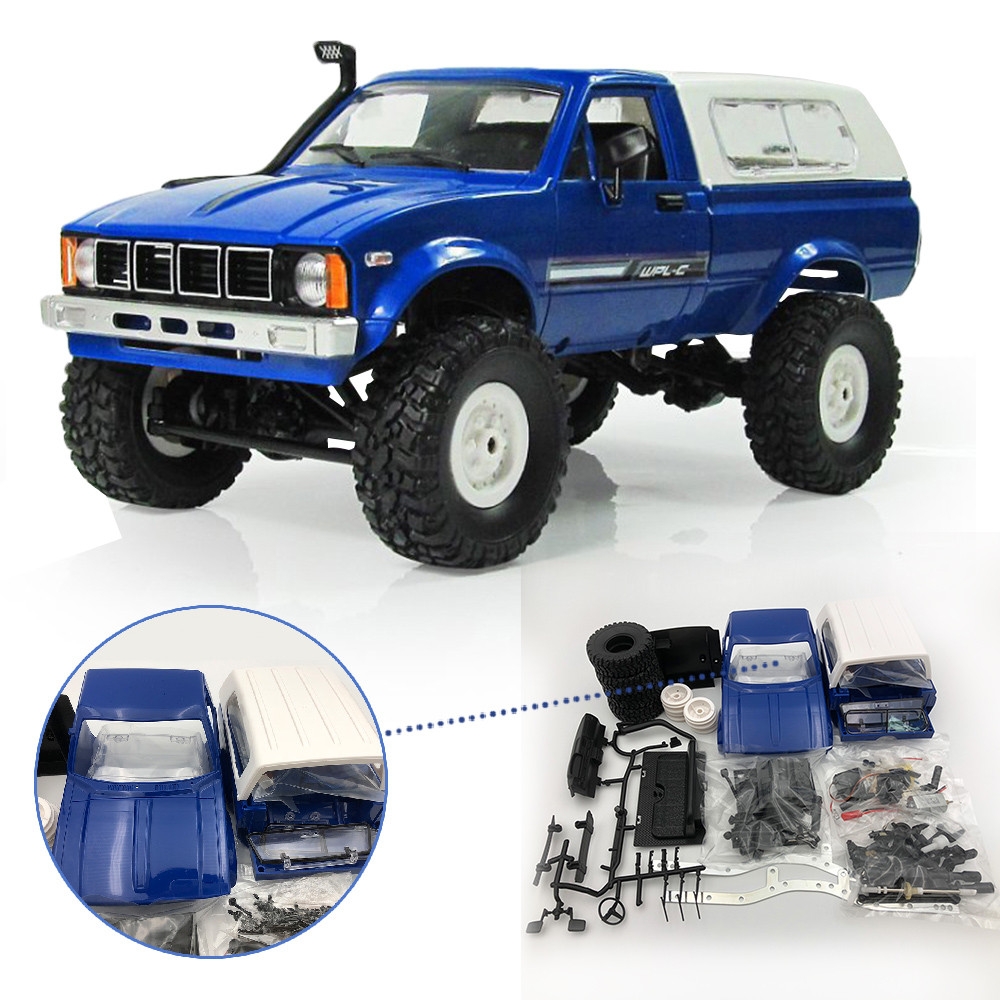 WPL C-24 1/16 4WD 2.4G Military Truck Buggy Crawler Off Road RC Car 2CH RTR Toy Kit