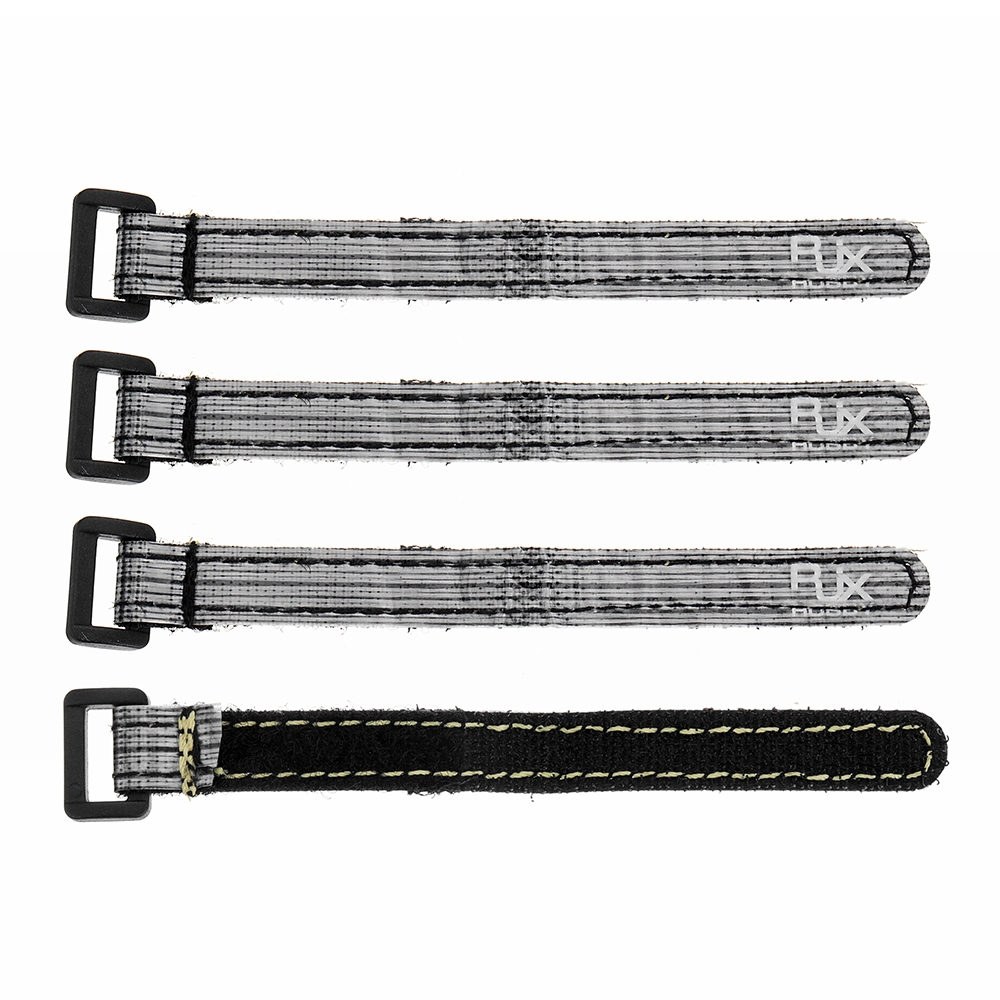 4Pcs RJX 12X140mm 12X130mm 12X120mm Fiber Plastic Buckle Battery Straps for RC Drone