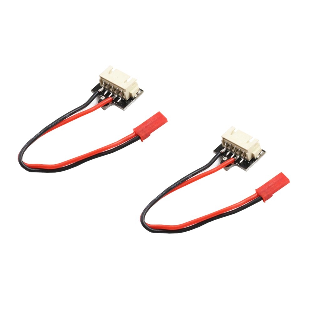 2PCS 2.54mm 4P Balance Plug Head Power Supply Board To JST 3S Plug Adapter Cable