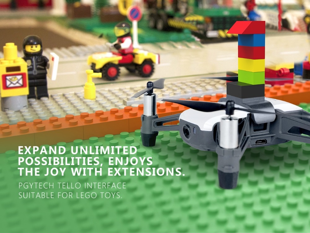 PGYTECH Scalability Universal Adapter Interface for LEGO Toys DJI RYZE TELLO RC Quadcopter