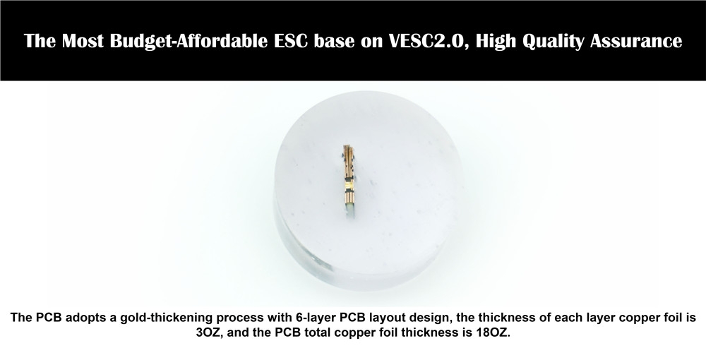 HGLRC-Flipsky Mini FSESC4.20 50A ESC Based Upon VESC With Aluminum Anodized Heat Sink for Rc Car