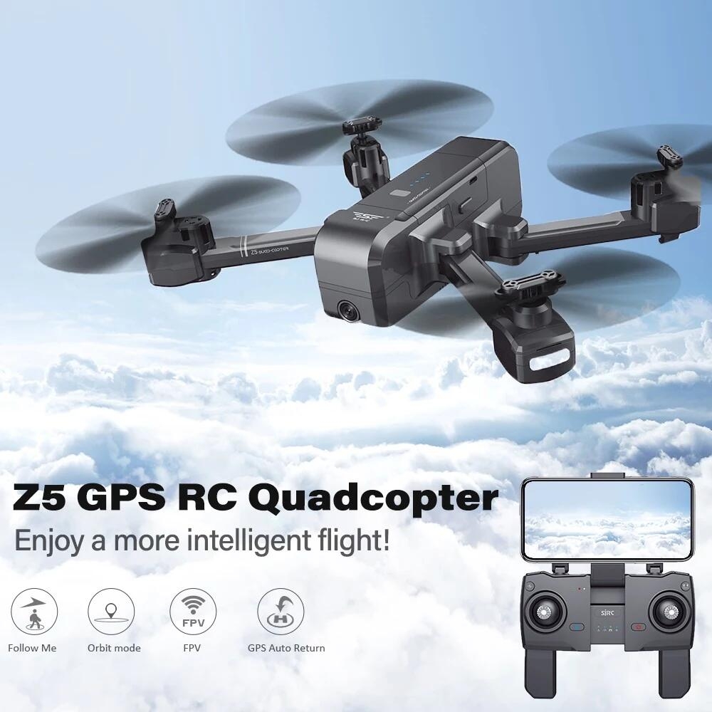 SJRC Z5 5G Wifi FPV With 1080P Camera Double GPS Dynamic Follow RC Drone Quadcopter