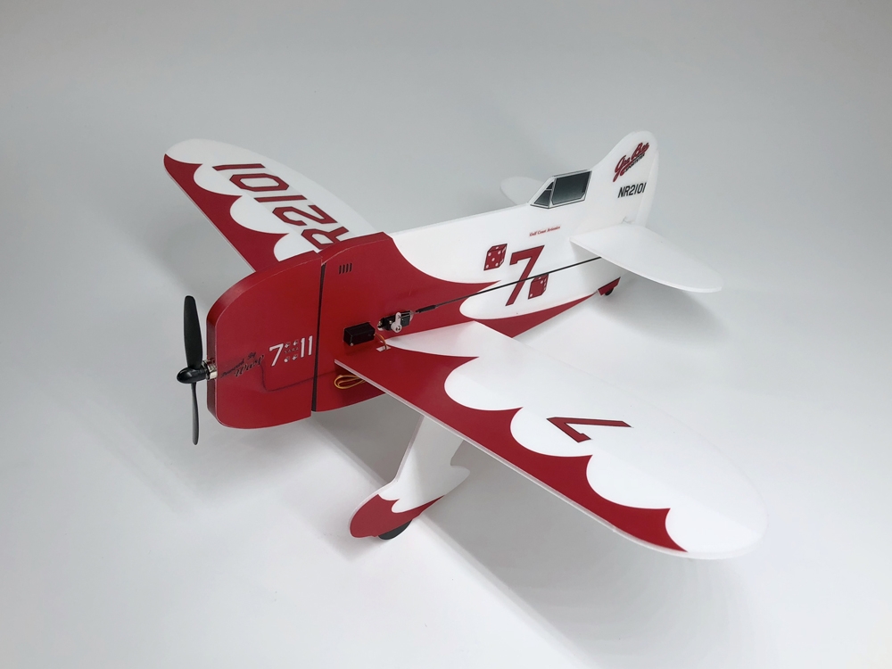 MinimumRC Geebee 360mm Wingspan Backyard Fighter Series RC Airplane Kit W/Motor And Servos