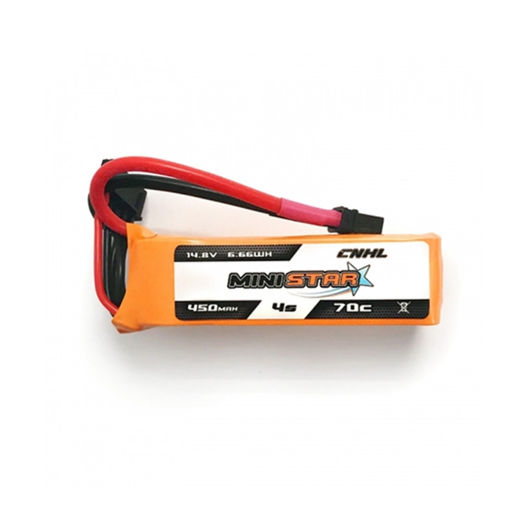 CNHL MiniStar 450mAh 14.8V 4S 70C Lipo Battery XT30U Plug for RC Drone FPV Racing