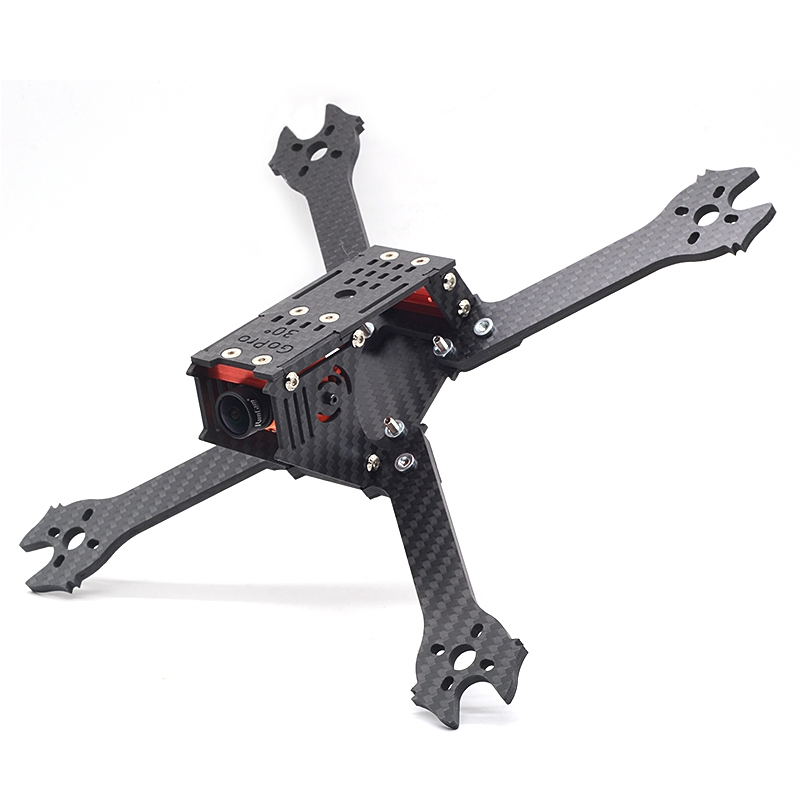FlyFox No.9 Shark 210mm 5 Inch Carbon Fiber Frame kit 4mm Arm for RC Drone FPV Racing Freestyle