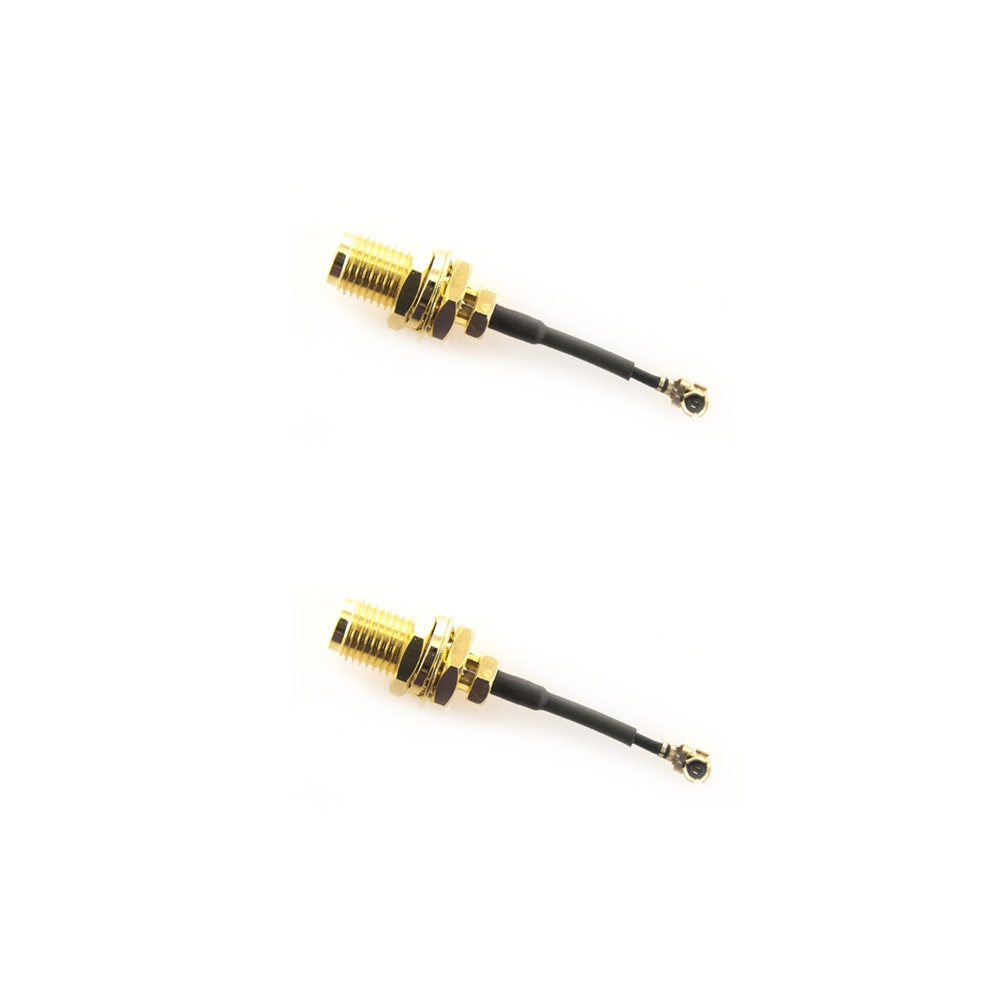 2PCS Flexible SMA Female to UFL RF Adapter Connector Cable 25mm