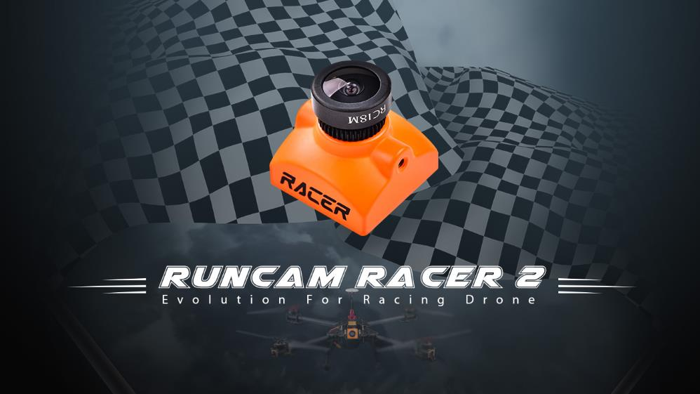 RunCam Racer 2 Super WDR CMOS 700TVL 1.8mm/2.1mm FPV Camera 6ms Low Latency Joystick or UART Control