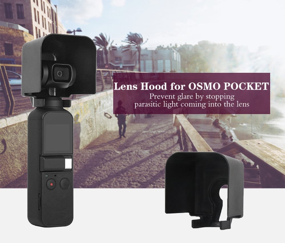 Lens Hood Camera Glare Shield Shade Protective Cover for DJI Osmo Pocket