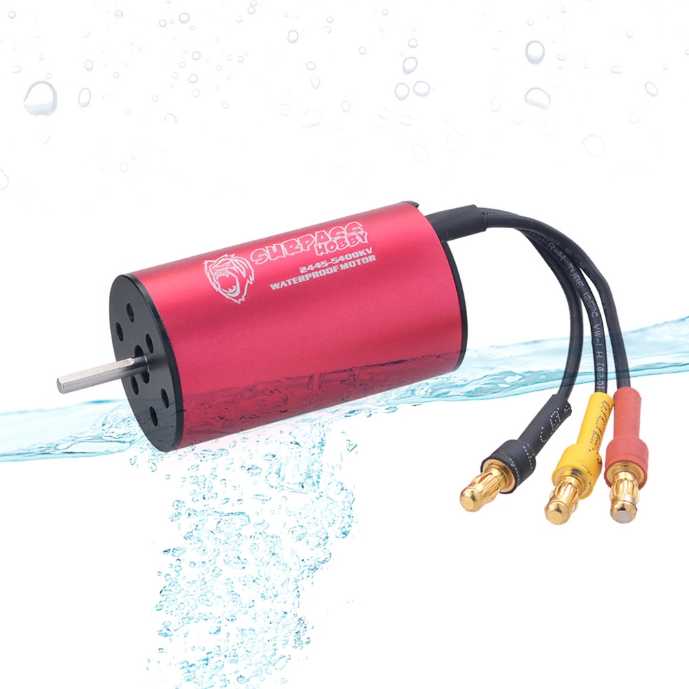 Surpass Hobby 2445 KK Series 2S Brushless Waterproof Motor 3000/3600/5400KV for 1/16 1/18 Rc Car