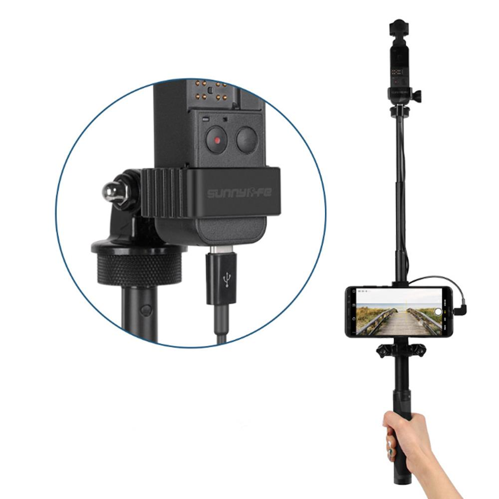 1m Type-C till IOS / Android / Type-C USB Adapter Kabel Wire Converter för DJI OSMO POCKET Gimbal