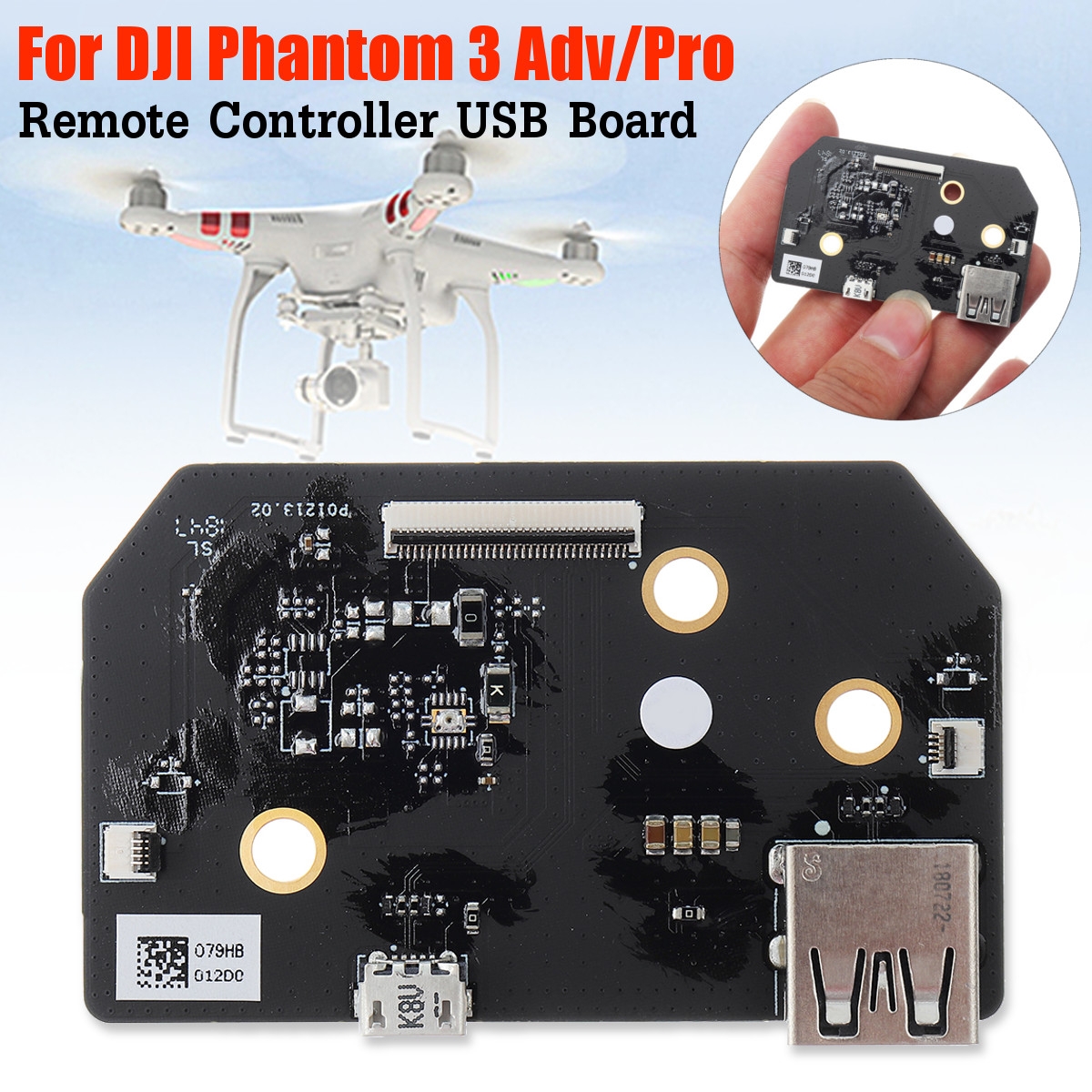 New USB Circuit Board RC Quadcopter Parts for DJI Phantom 3 Adv/Pro Remote Controller