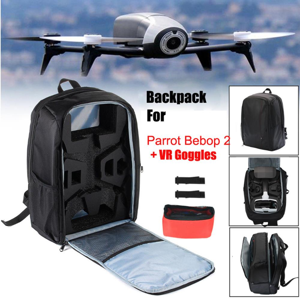 Waterproof Shoulder Storage Bag Backpack Carrying Box Case for Parrot Bebop2.0 FPV RC Drone