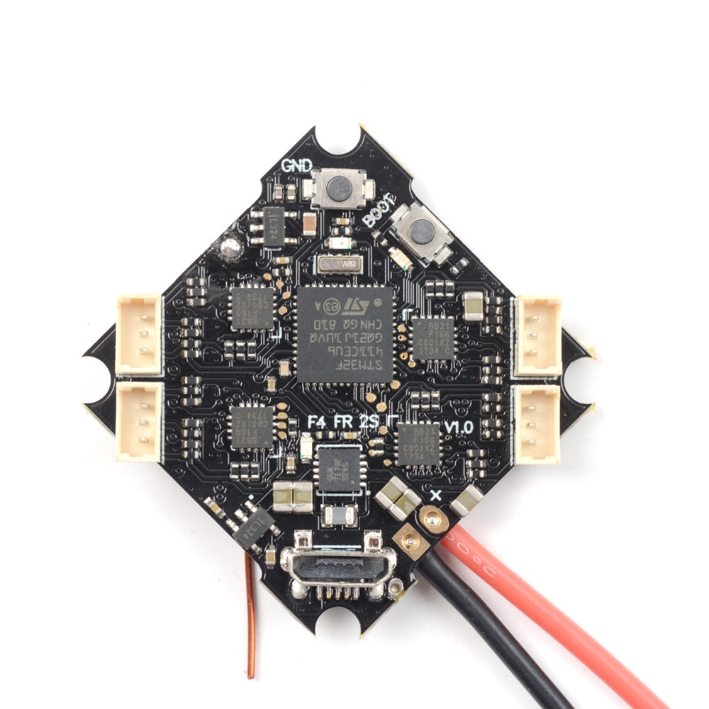 Skystars F4 OSD 1-2S Flight Controller AIO 5A BL_ S ESC & Compatible Frsky Receiver for 65X 75X Racing Drone