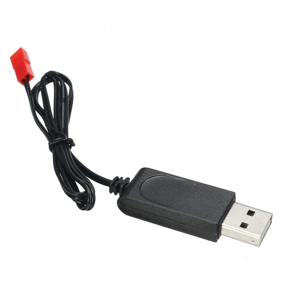 USB Charger with Charging Cable for Mini RC Model 3.7V Battery 