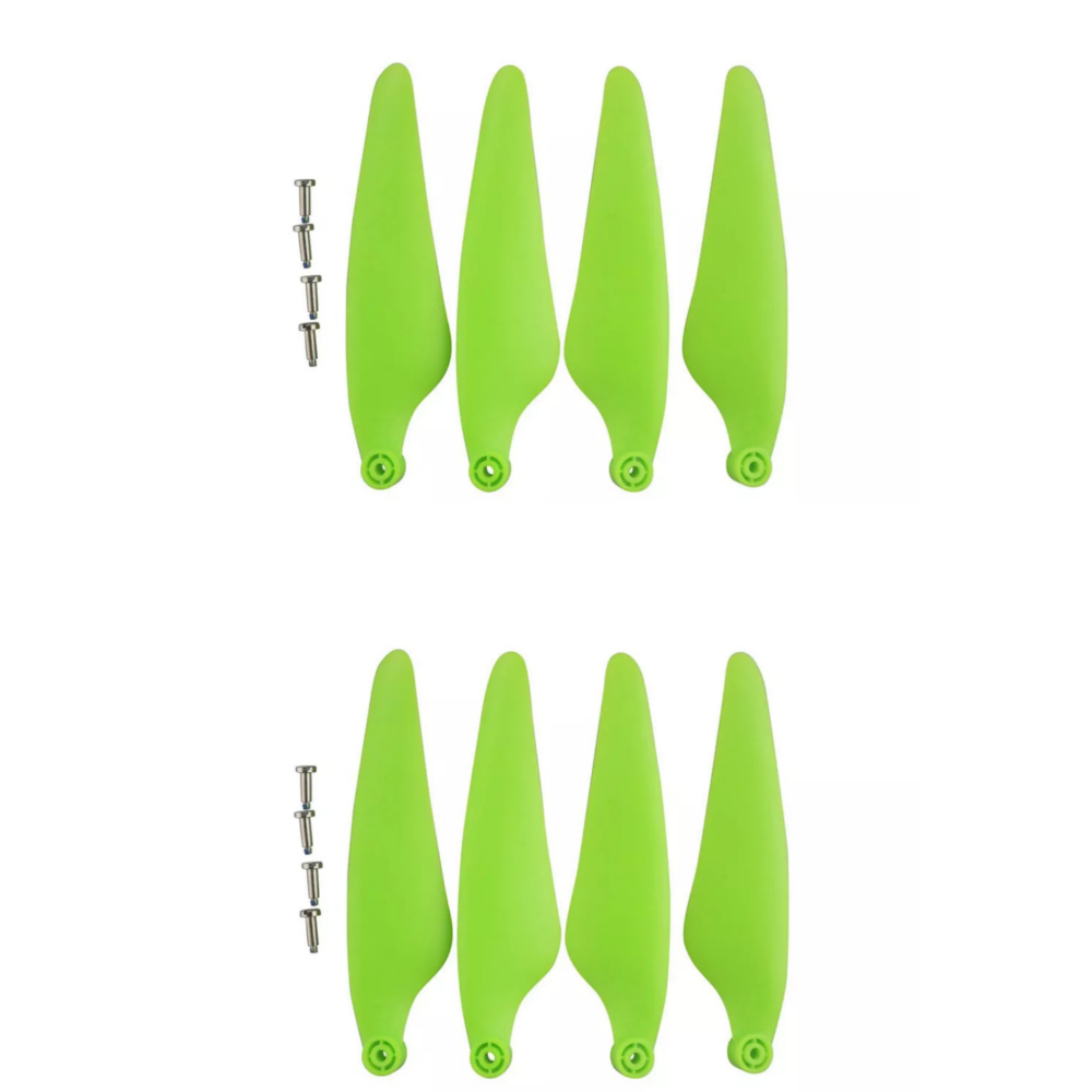8PCS Green Propeller for Hubsan Zino H117S RC Quadcopter - Photo: 1