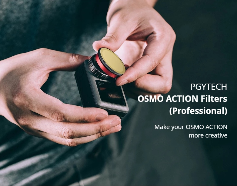 PGYTECH OSMO ACTION Filter ND-PL Set NDPL 8 16 32 64 Lens Professional Accessories P-11B-019 For DJI Sport Camera