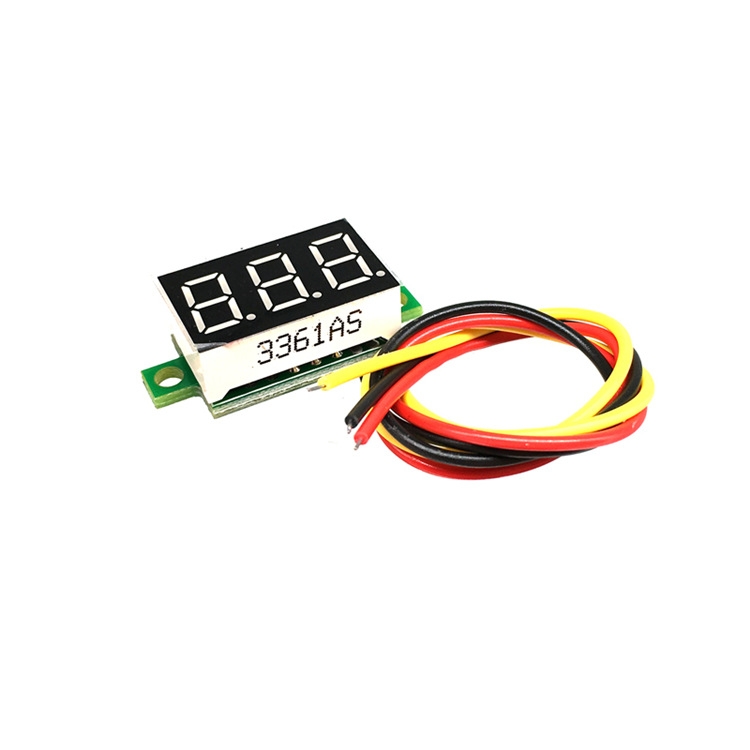 805 Micro 0.36 Inch Digital Voltmeter DC 0V-100V Three Wires 3 Digit Battery Voltage Panel Meter LED Display for RC Airplane Car Boat Motorcycle