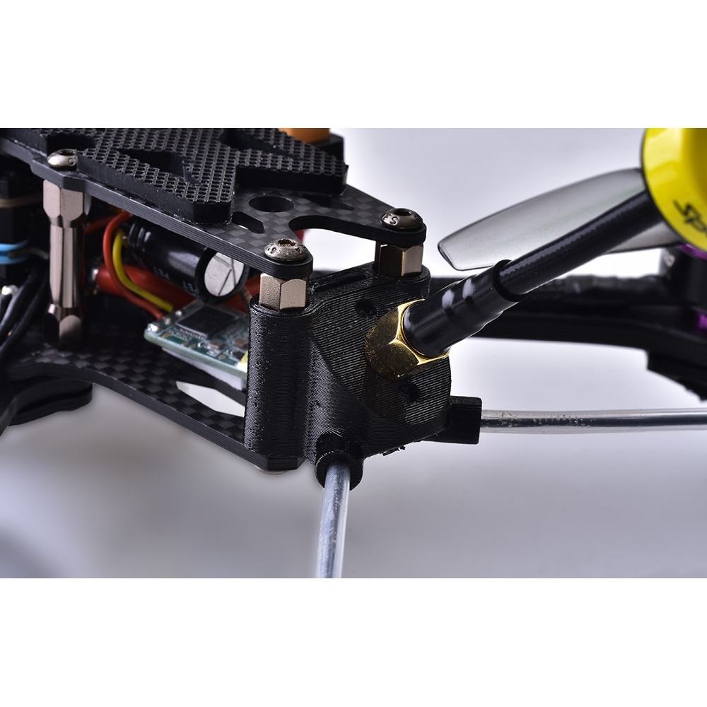 Speedybee 3D Printed FPV Antenna Mount 3 Holes Multiple ANT Mounting Bracket Fixing Seat SB-FRAME-ANT-MOUNT for RC Aircraft FPV Racing Drone Airplane Plane