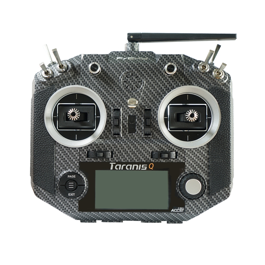 Frsky 2.4G 16CH ACCST Taranis Q X7S Carbon Fiber Water Transfer Transmitter Mode2 M7 for RC Drone