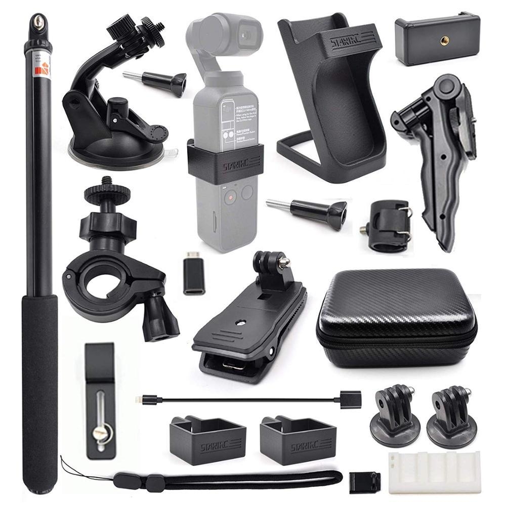 STARTRC OSMO Pocket Handheld Gimbal Mobile Phone Tripod Mount Stand 21 In 1 Expansion Accessories Kit For DJI OSMO Pocket Camera