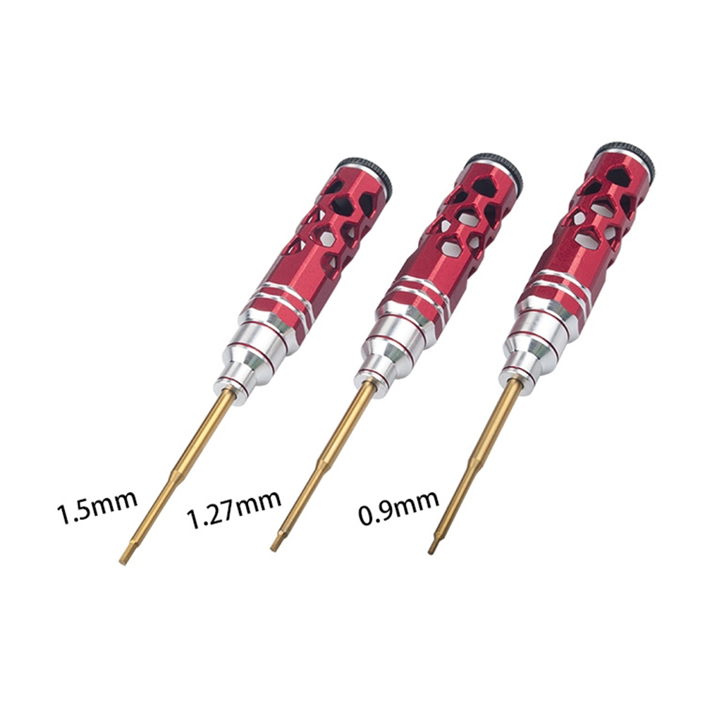RJX Hobby 0.9mm/1.27mm/1.5mm Alloy Hex Screwdriver For RC FPV Helicopter - Photo: 1
