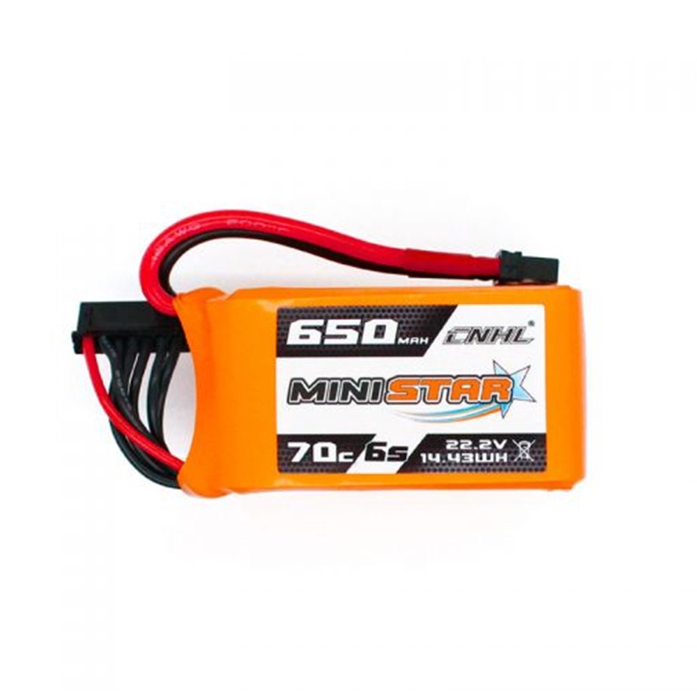 CNHL Ministar 6S 22.2V 650mAh 70C Lipo Battery with XT30 Plug for RC Drone FPV Racing