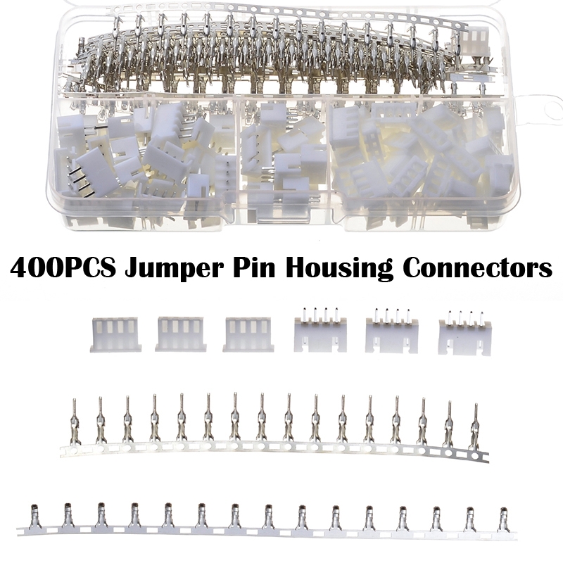 400PCS 2.54mm Jumper Pin Housing JST Connector