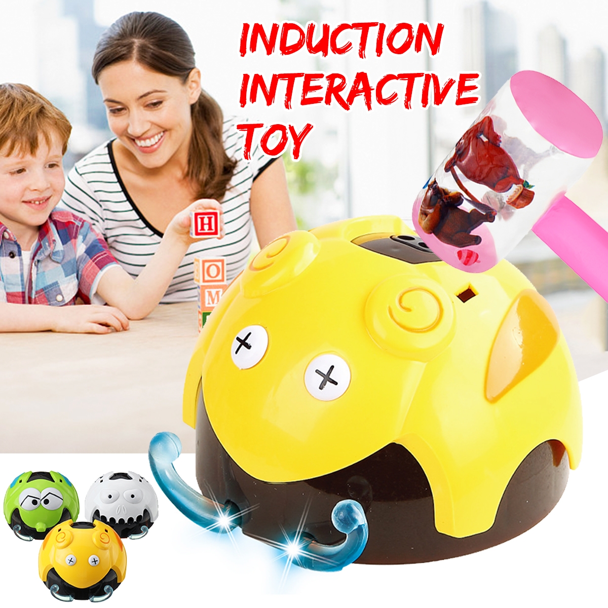 Electric Induction Interactive Insect Trick or Treat Undead Bug Novelties Toys for Kids