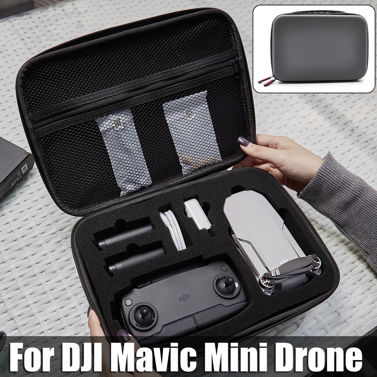 Carrying Case Storage Bag Waterproof Protective Handbag For DJI Mavic Mini Drone
