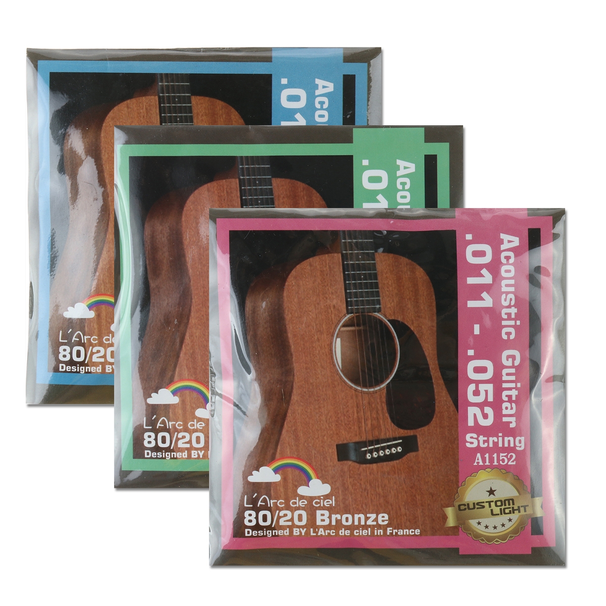 6 PCS Brass Acoustic Guitar String for Guitar Players