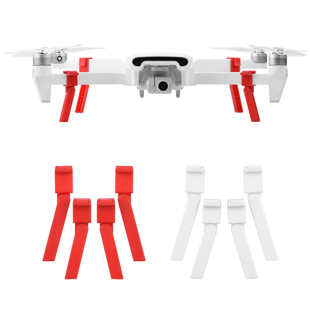 Shock Absorber Landing Gear Extended Heighten Foldable Leg Tripod Red and White for Xiaomi FIMI X8 SE - Photo: 1