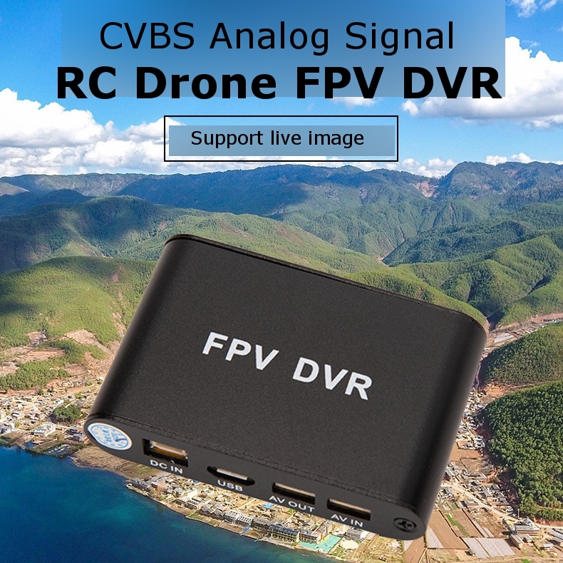 Mini DVR 720P HD Recorder 60mm*40mm 35g Support 5V-15V 32G TF for FPV RC Drone Medical Education Car