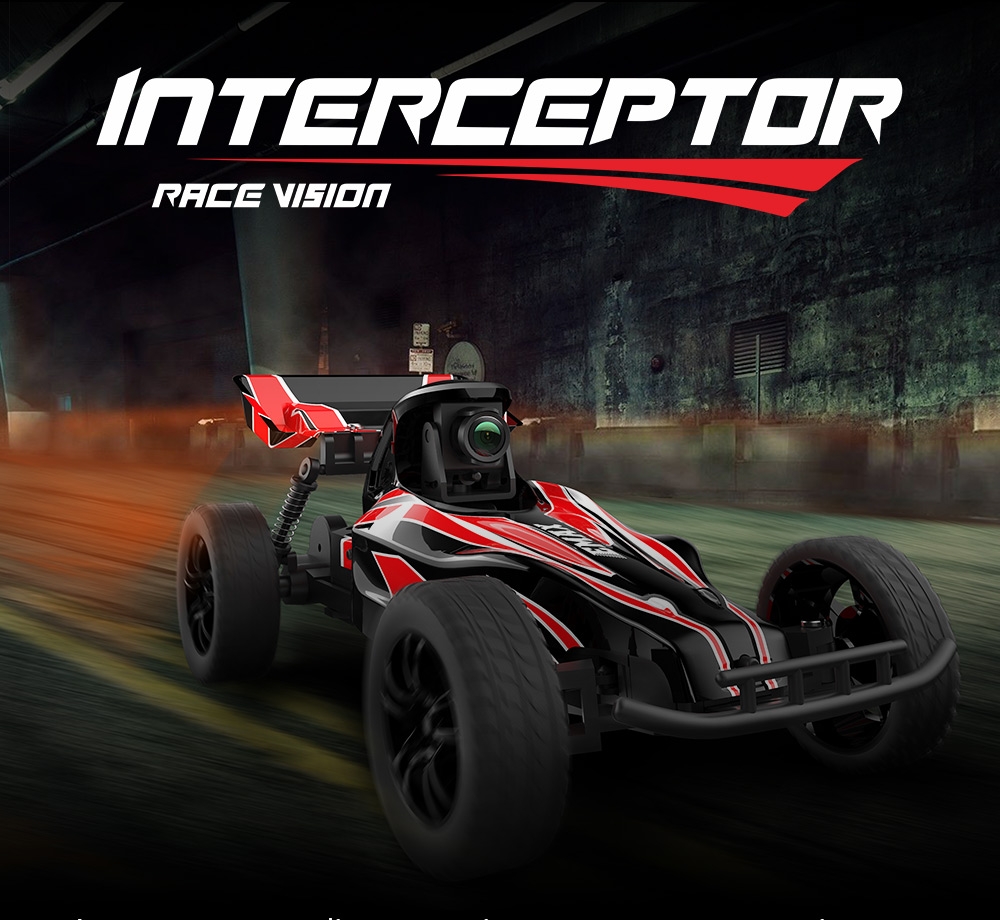 EMAX Interceptor 1/24 2.4G RWD FPV RC Car with Goggles Full Proportional Control RTR Model  - Photo: 1