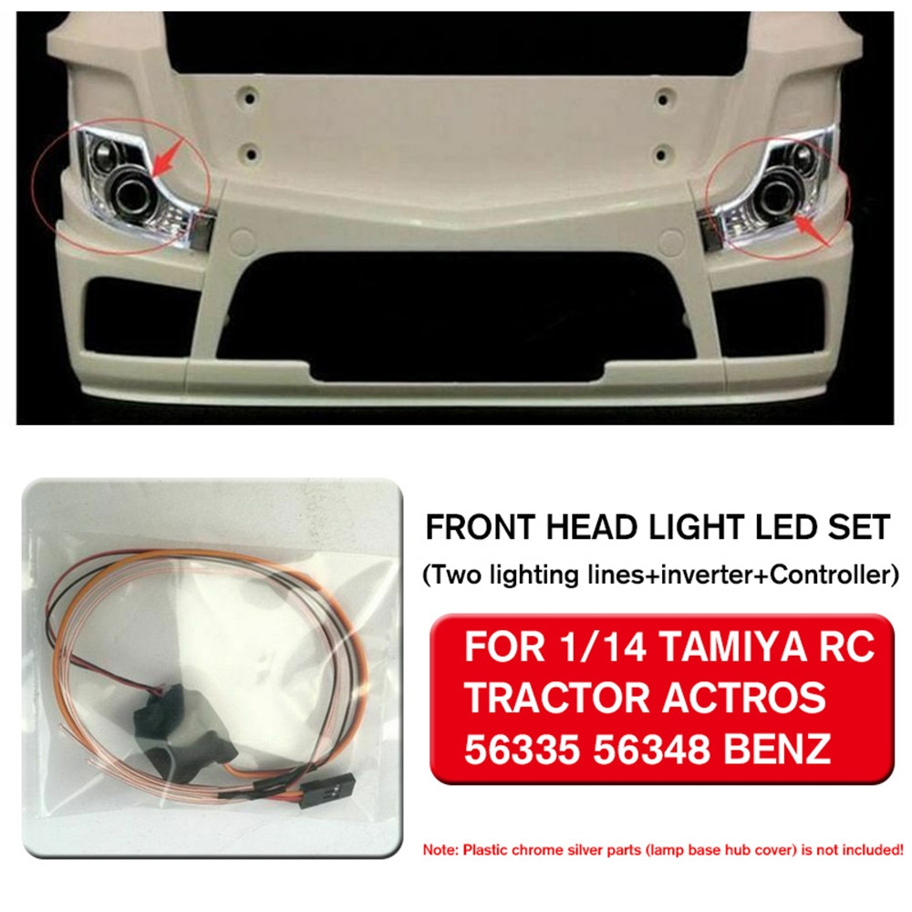 LED Lamp Lights Kit for Tamiya 1/14 RC Tractor DIY Trailer Truck Spare Parts