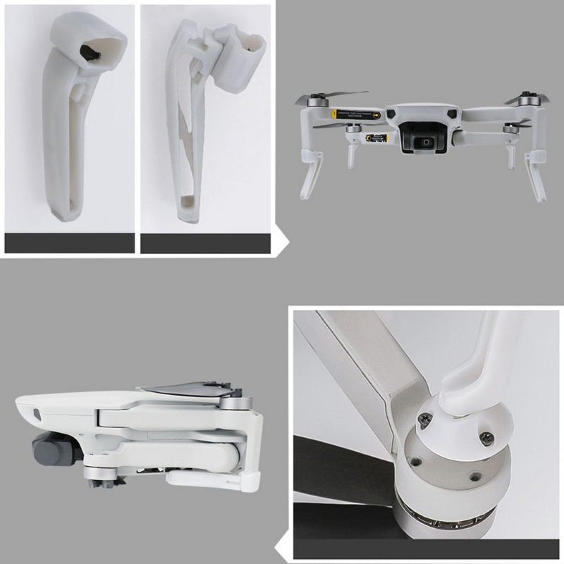 Foldable Extended Heighten Raise Landing Gear Skid Support Protector for DJI Mavic Mini Drone