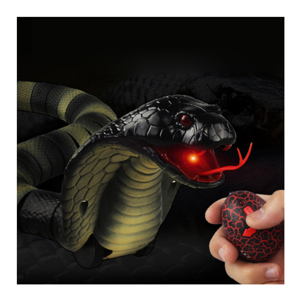 Electric Tricky Infrared Remote Control Cobra Tongue Retractable Induction Simulation Rattlesnake Remote Control Whole Indoor Toys