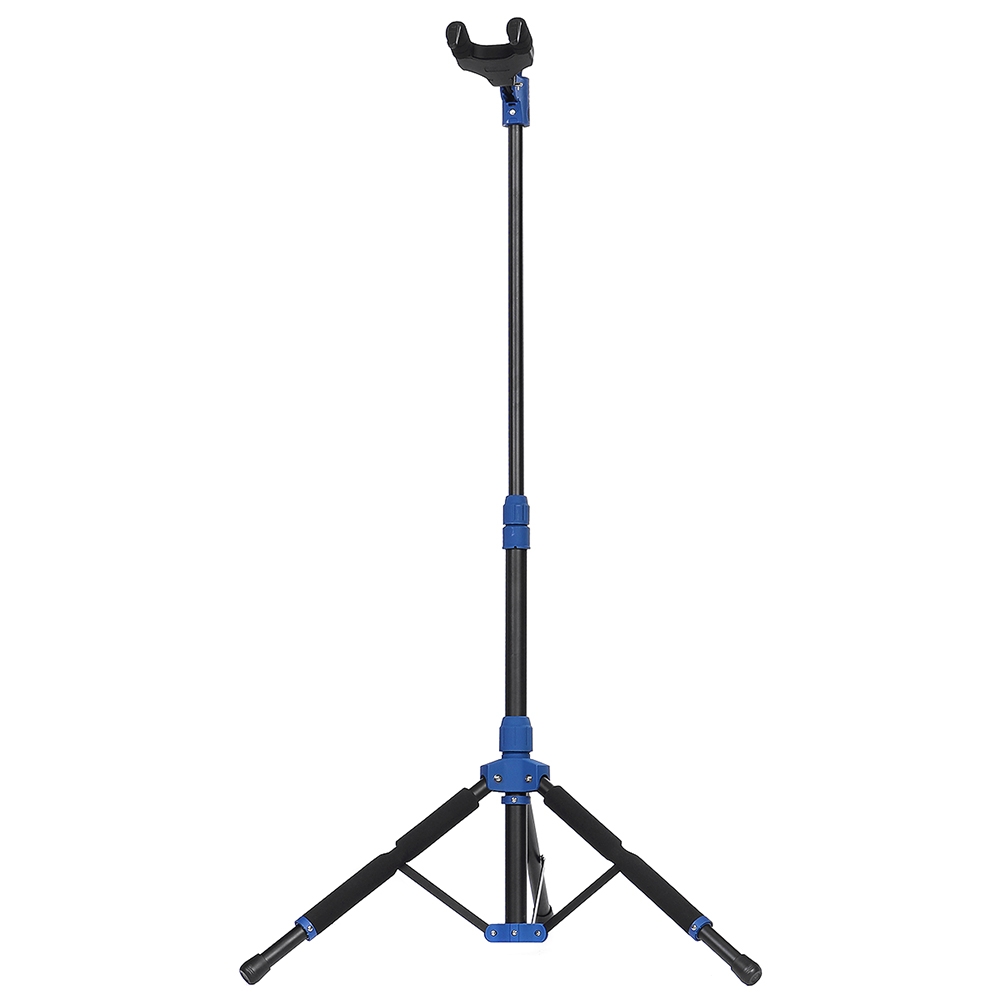 Galux Collapsible Tripod Guitar Stand Gravity Self-Locking Floor Standing Guitar Stand Portable Folding Musical Instrument Support