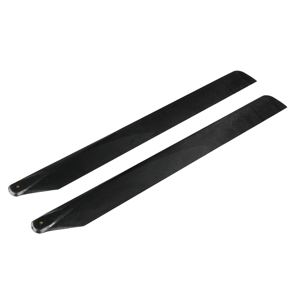 1 Pair XFX 700mm Carbon Fiber Main Blade For Align T-Rex 700 RC Helicopter
