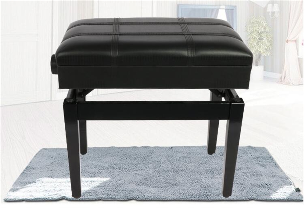 Single lift solid wood piano stool child adjustable height stool Guzheng bench