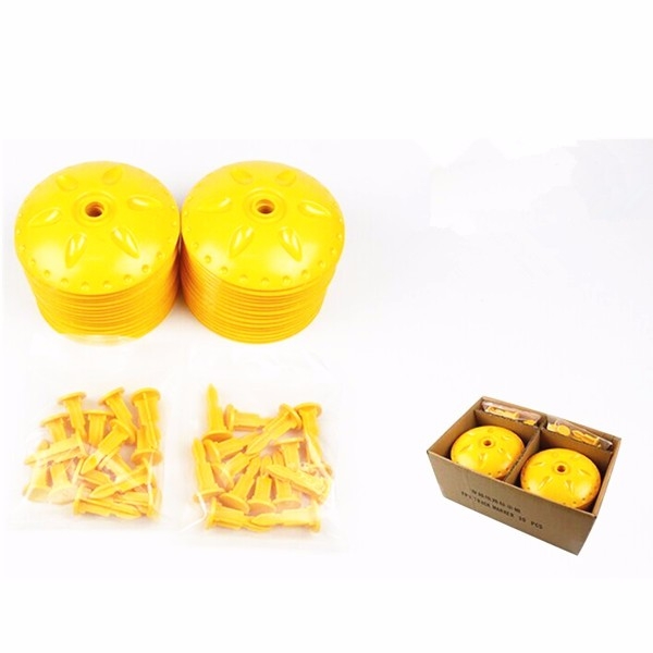 30PCS FPV Track Marker White and Yellow for Outdoor FPV Racing