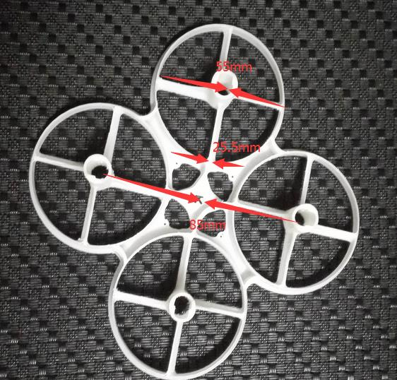 DIY Micro FPV RC Quadcopter Frame Kit Support 8520 720  Coreless Motor 