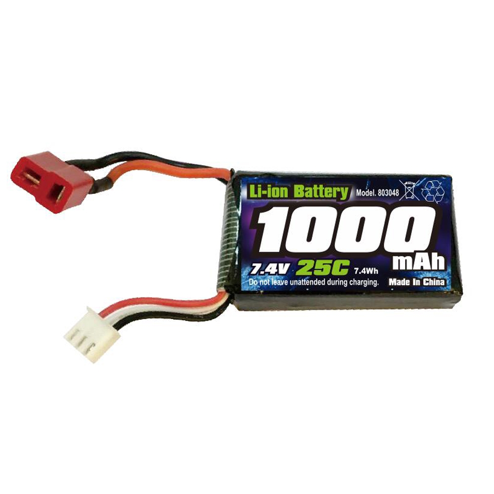 7.4V 1000mah 25C Lipo Battery For SG 1601 1602 RC Car Parts T Plug