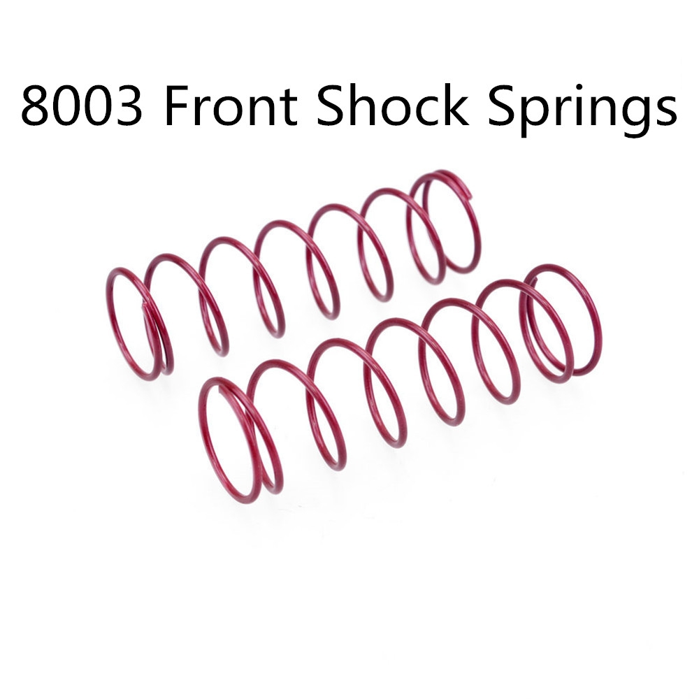 2PCS ZD Racing 8003 8004 Front/Rear Shock Damper Springs for 9116 08427 MT8 1/8 RC Car Spare Parts